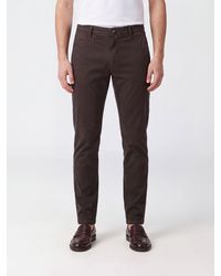 Briglia 1949 - Slim Fit Stretch Cotton Chino Trousers - Lyst