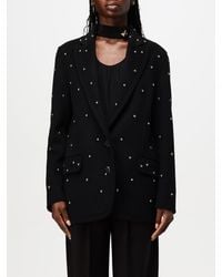 SIMONA CORSELLINI - Fabric Blazer With Studs - Lyst