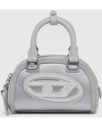 DIESEL - 1Dr Dome Monogram Satin Mini Bag With Oval D Logo - Lyst
