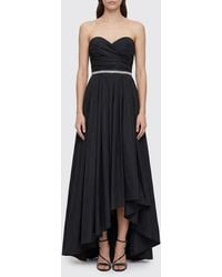 Pinko - Taffeta Dress With Crystals - Lyst