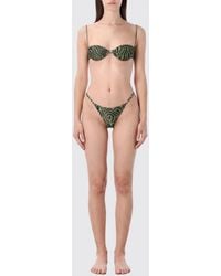 MATINEÉ - Zebra Print Triangle Bikini With Underwire And Brazilian Briefs - Lyst