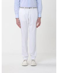Mason's - Cotton And Wool Blend Chino Trousers - Lyst