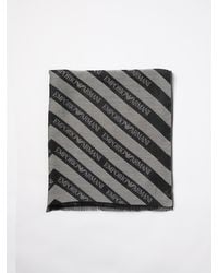 Emporio Armani - Sciarpa Logata - Lyst