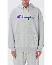 Champion - Logo-Embroidered Drawstring Hoodie - Lyst