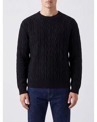 The Row - Crewneck Pure Cashmere Jumper With Ribbed Trims - Lyst
