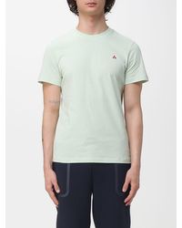 Peuterey - Cotton T-Shirt With Mini Logo - Lyst