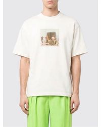 Jacquemus - Cotton Blend Crewneck T-Shirt With Graphic Print - Lyst