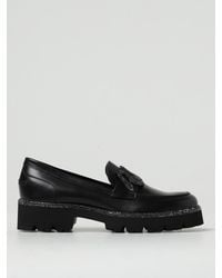 Rene Caovilla - René Caovilla Morgana Leather Mocassins With Application - Lyst