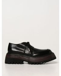 Marsèll Quadrarmato Derby Shoes In Leather - Black