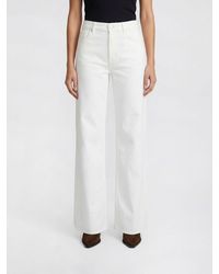 7 For All Mankind - Straight Stretch Denim Jeans - Lyst