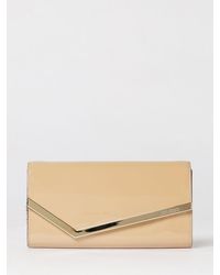 Jimmy Choo - Emmie Patent Leather Clutch - Lyst