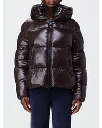 Save The Duck - Biddy Puffer Jacket With Hood, High Neck And Thermoplume Padding - Lyst