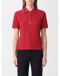 Versace - Slim Fit Cotton Polo Shirt With Contrast Logo And Piping - Lyst
