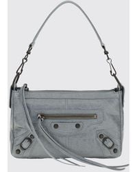 Balenciaga - Le City Moto Studded Arena Lambskin Mini Bag - Lyst