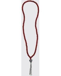 HTC - Metal Necklace With Colourful Stones And Crystals - Lyst