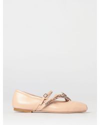 Jimmy Choo - Loli Leather Ballerinas - Lyst