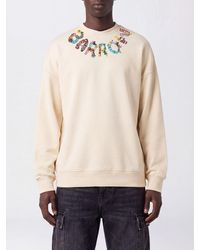 Barrow - Relaxed Fit Cotton Crewneck Sweatshirt With Contrast Logo - Lyst