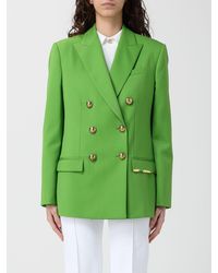 Elisabetta Franchi - Double-Breasted Blazer - Lyst