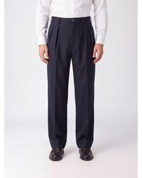 Comme des Garçons - Comme Des Gar&Ccedil	Ons Homme Plus Wide-Leg Pleated Wool Tailored Trousers - Lyst