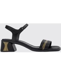Camper - Kora Trompe-L'Œil Print Leather Sandals - Lyst