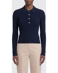 Michael Kors - Viscose Knit Polo Shirt - Lyst