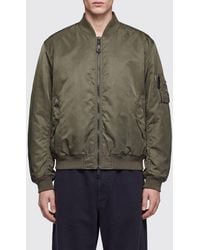 Balenciaga - Nylon Bomber Jacket With Zip Closure And Elasticated Cuffs - Lyst
