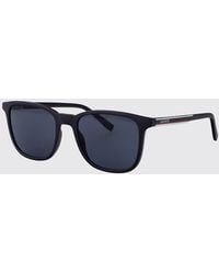 Lacoste - Gafas De Sol De Aviador De Acetato Con Montura Rectangular Y Lentes Oscuras - Lyst
