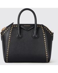 Givenchy - Mini Antigona Box Leather Bag With Studs - Lyst