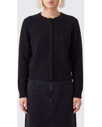 Isabel Marant - Alpaca-Wool Blend Crewneck Cardigan With Buttons - Lyst