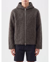 Our Legacy - Hooded Zip-Up Cardigan - Lyst