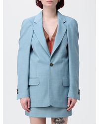 MM6 by Maison Margiela - Virgin Wool Single Breasted Blazer - Lyst