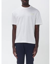 EA7 - Printed Cotton Crew Neck T-Shirt - Lyst