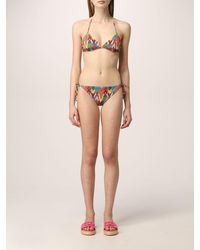 – Pareo en coton a fleurs Valentino Femme Vêtements Articles de plage et maillots de bain Paréos 