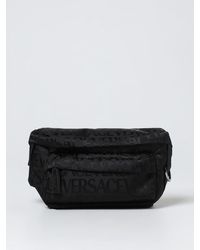 Versace - Pouch In Jacquard Nylon - Lyst