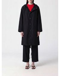 Jil Sander - Long Cotton Parka With Hood And Drawstring - Lyst