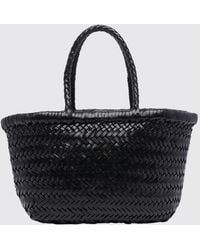 Dragon Diffusion - Gora Handtasche Aus Geflochtenem Leder Mit Doppeltem Griff Von - Lyst
