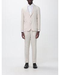 Manuel Ritz - Single-Breasted Linen Suit - Lyst