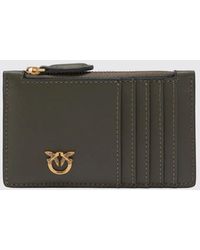 Pinko - Leather Credit Card Holder - Lyst