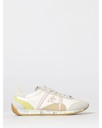 Premiata - Jackyx Leather And Suede Bicolor Sneakers - Lyst