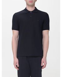 Emporio Armani - Cotton Polo Shirt - Lyst