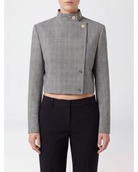 Sportmax - Double-Breasted Prince Of Wales Check Blazer - Lyst