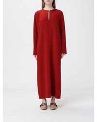 Max Mara - Stretch Silk Midi Dress - Lyst