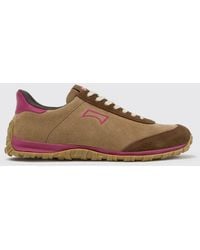 Camper - Two-Tone Drift Walk Suede Trainers With Vibram Sole - Lyst