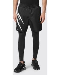 Philipp Plein - Skinny Fit Double-Layer Stretch Technical Fabric Jogging Trousers - Lyst