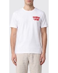 MC2 Saint Barth - Printed Cotton T-Shirt - Lyst