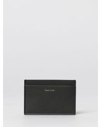 Paul Smith - Striped Leather Card Holder - Lyst