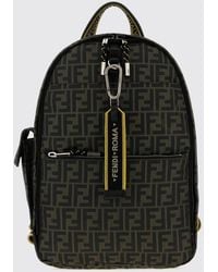 Fendi - Superlight Ff Zucca Monogram Technical Fabric Backpack With Leather Inserts - Lyst