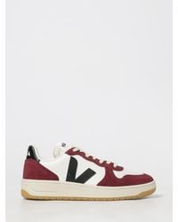 Veja - V-10 Leather Sneakers - Lyst