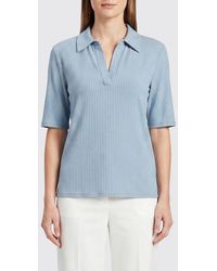 Ralph Lauren - Ribbed Slim Fit Jersey Polo Shirt - Lyst