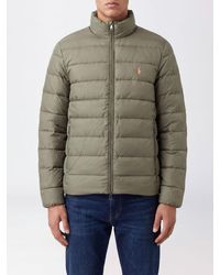 Polo Ralph Lauren - Quilted Nylon Bomber Jacket With High Neck And Pony Logo - Lyst